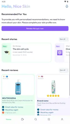 Skin Bliss Beauty & Skincare android App screenshot 1